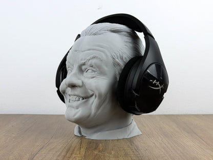 Jack Nicholson Headphone Holder, Desktop Headphone stand, Gaming Accessories