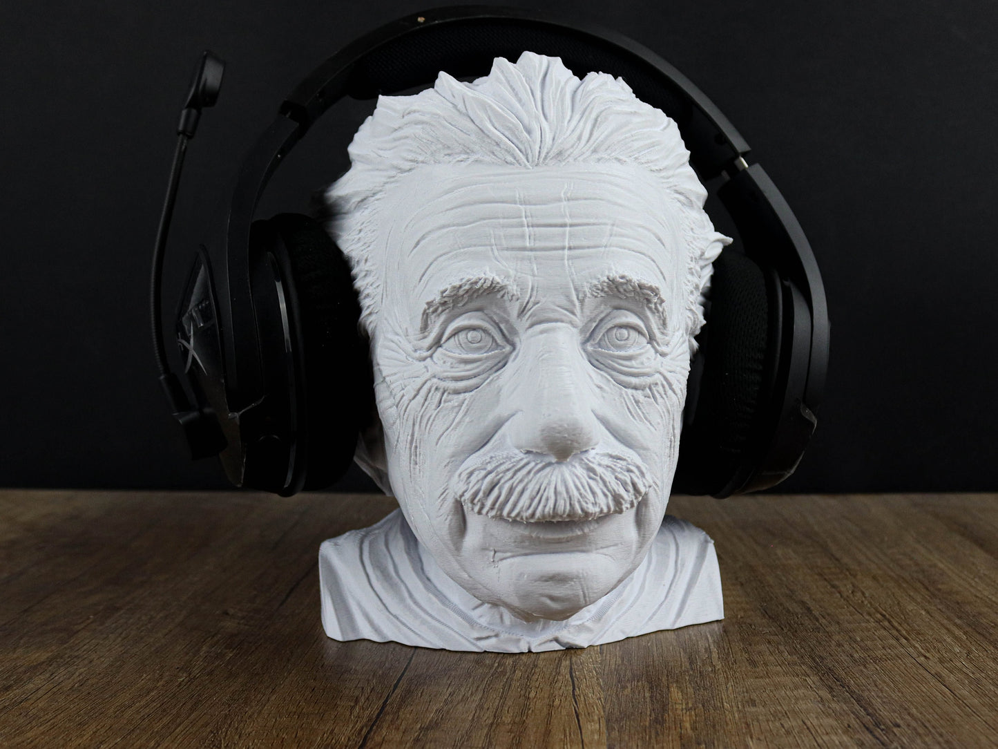 Albert Einstein Headphone Holder, Desktop Decor Headphone stand