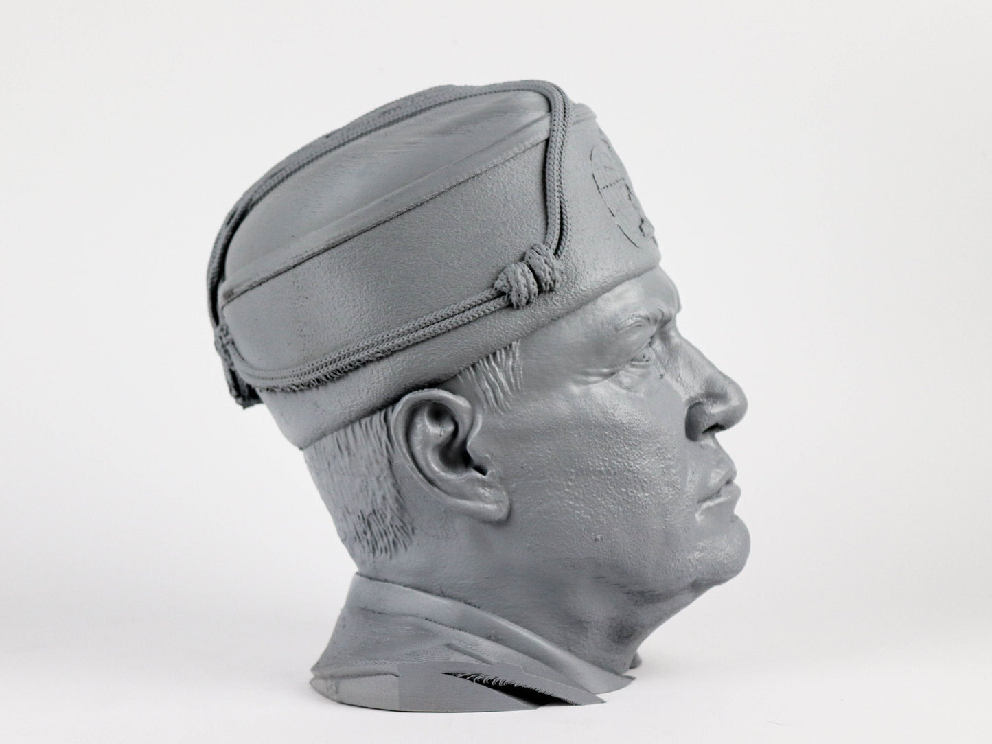 Benito Mussolini Bust, Il Duce Statue, Former Prime Minister of Italy Headphone Decor