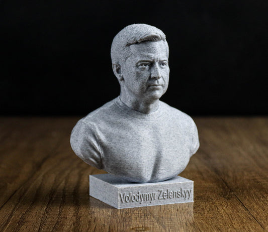 Volodymyr Zelenskyy Bust, President of Ukraine Statue