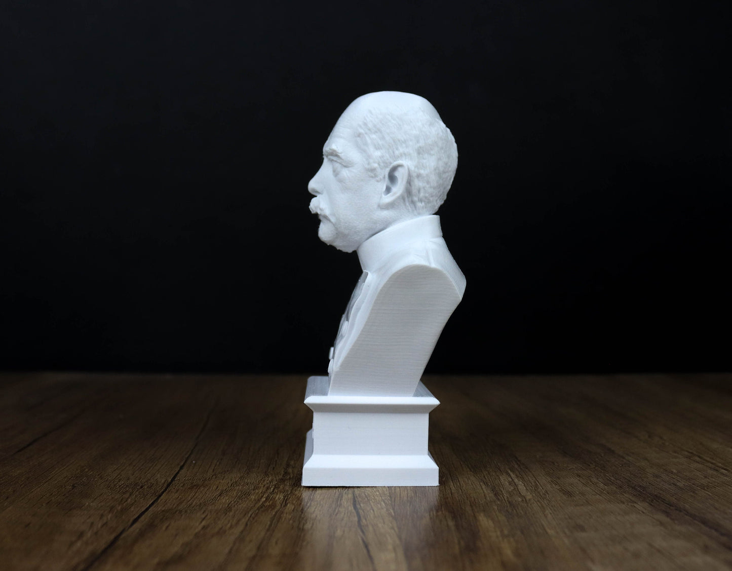 Otto von Bismarck Bust,  Chancellor of the German Empire 3d Bust Sculpture