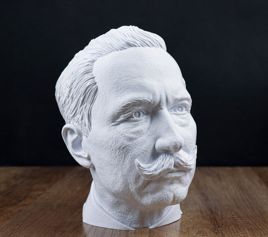 Kaiser Wilhelm II, German Emperor 3d Bust Sculpture