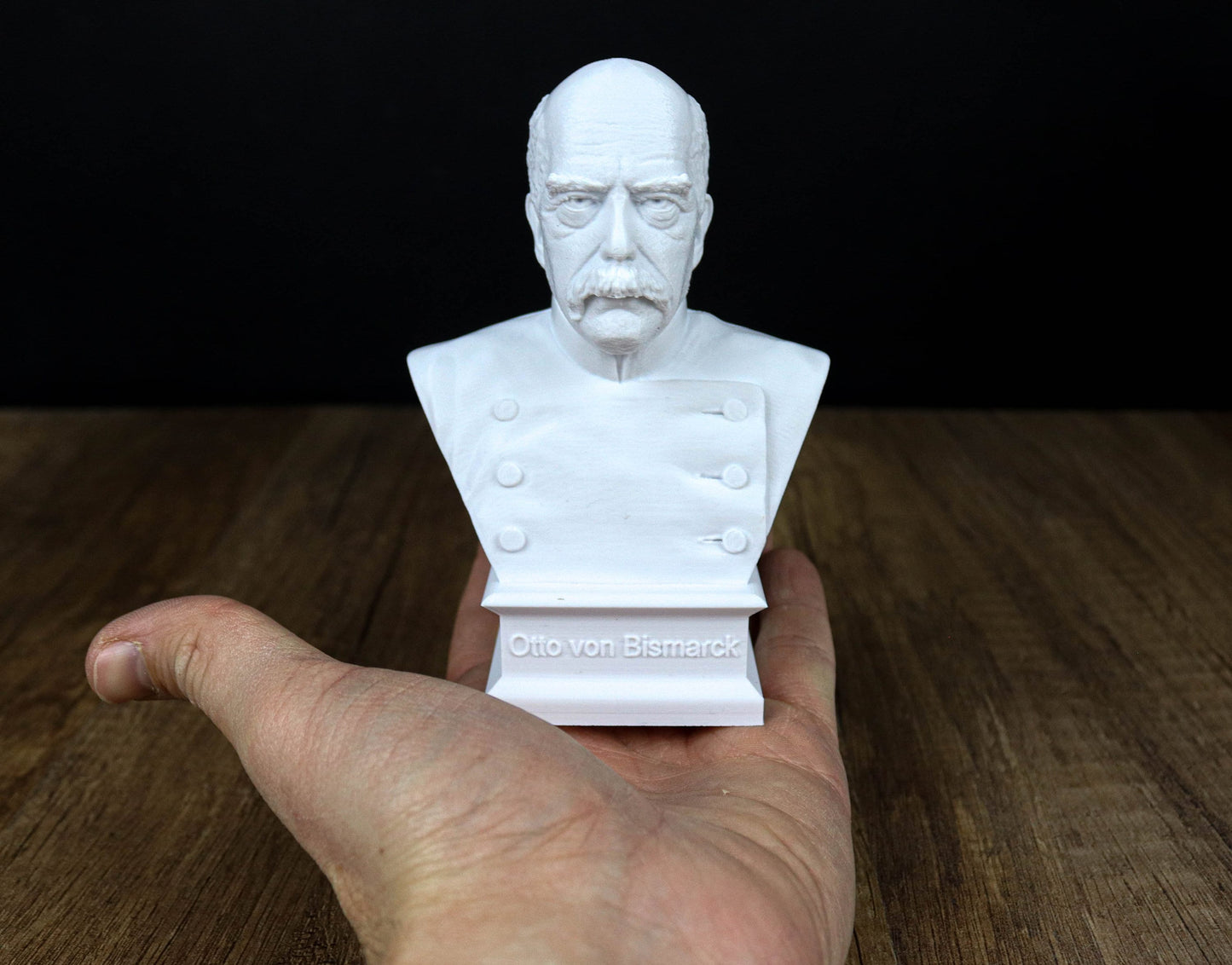 Otto von Bismarck Bust,  Chancellor of the German Empire 3d Bust Sculpture