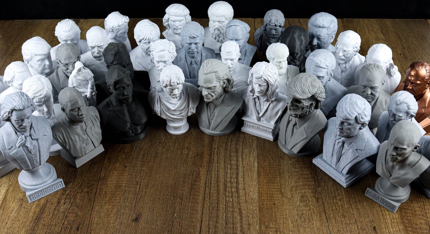 Pack of Busts: 5" Sculptures (from the existing stock), Shop clearance. Please read description !