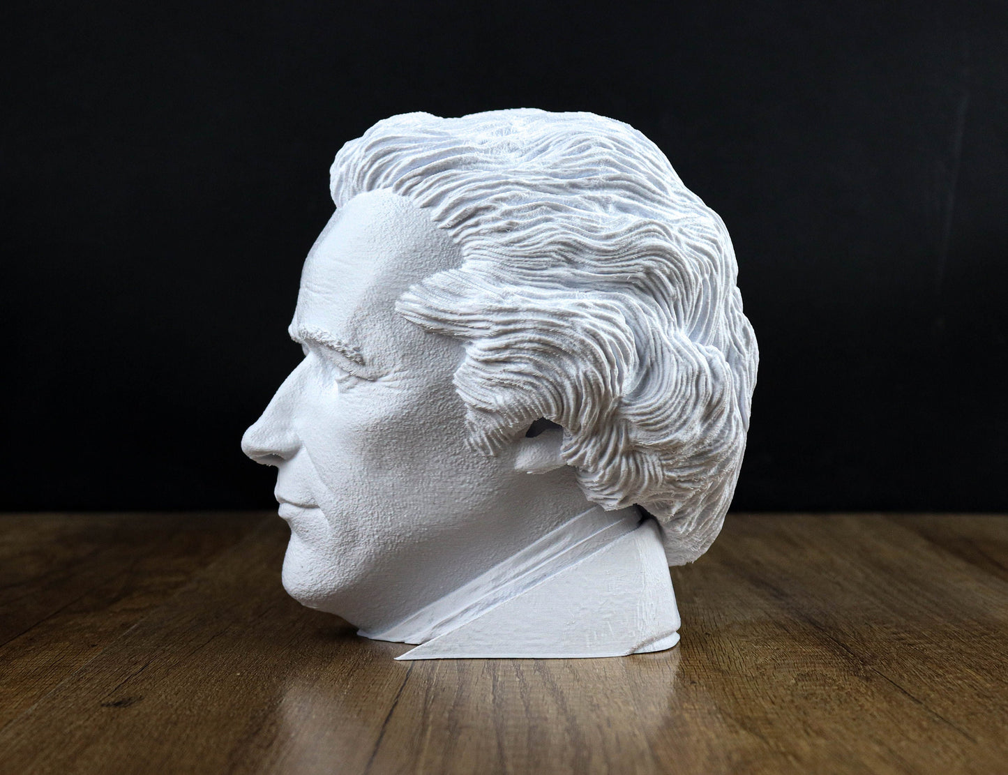 Alexander Hamilton Bust, Founding Father of the United States Sculpture, Headphone Holder Decoration