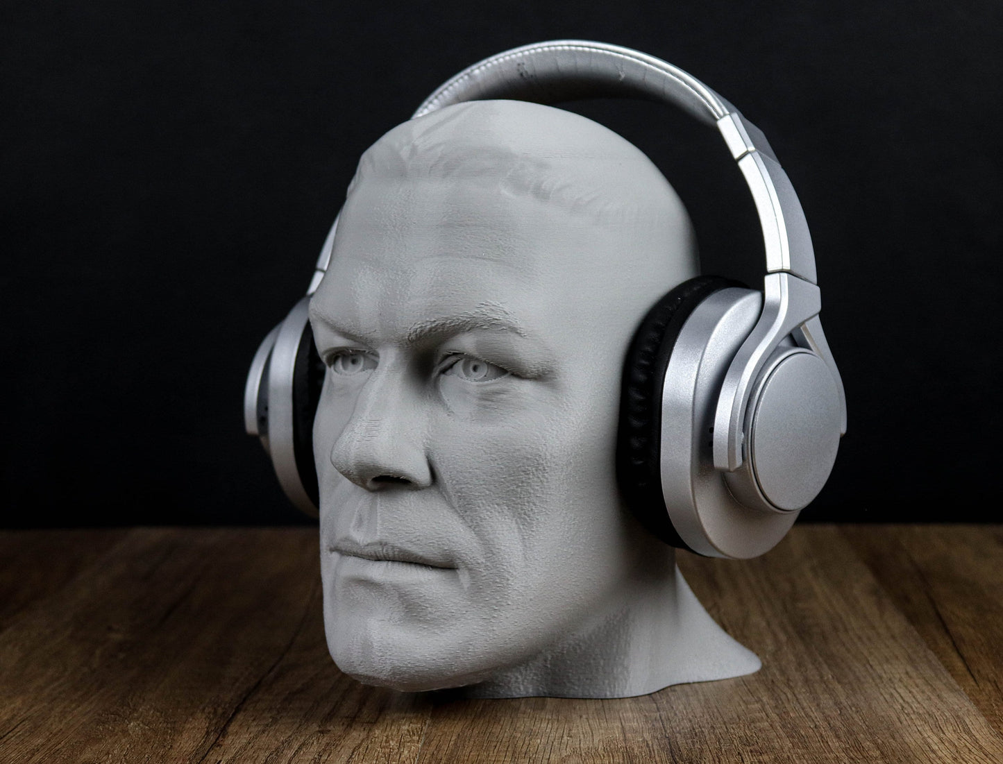 John Cena Headphone Holder Bust, Headset Stand, Room Decoration