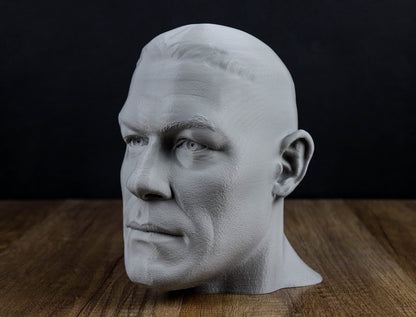 John Cena Headphone Holder Bust, Headset Stand, Room Decoration