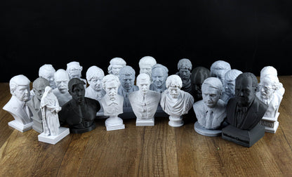 Pack of 3 Busts: 5, 6", 7", 8", 10" Sculptures (from the existing collection!), Value Pack