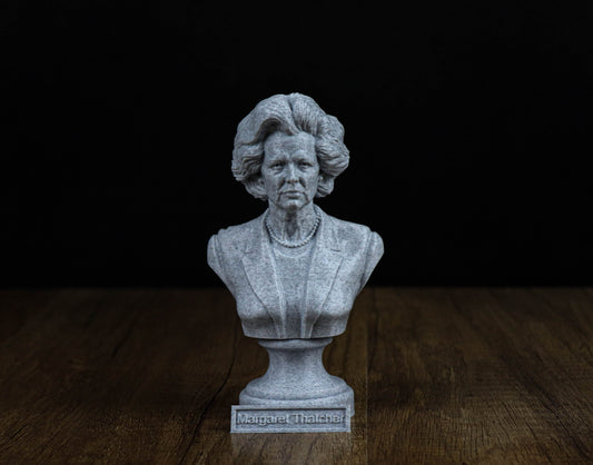 Margaret Thatcher Bust, Former Prime Minister of the United Kingdom Sculpture, The Iron Lady Statue