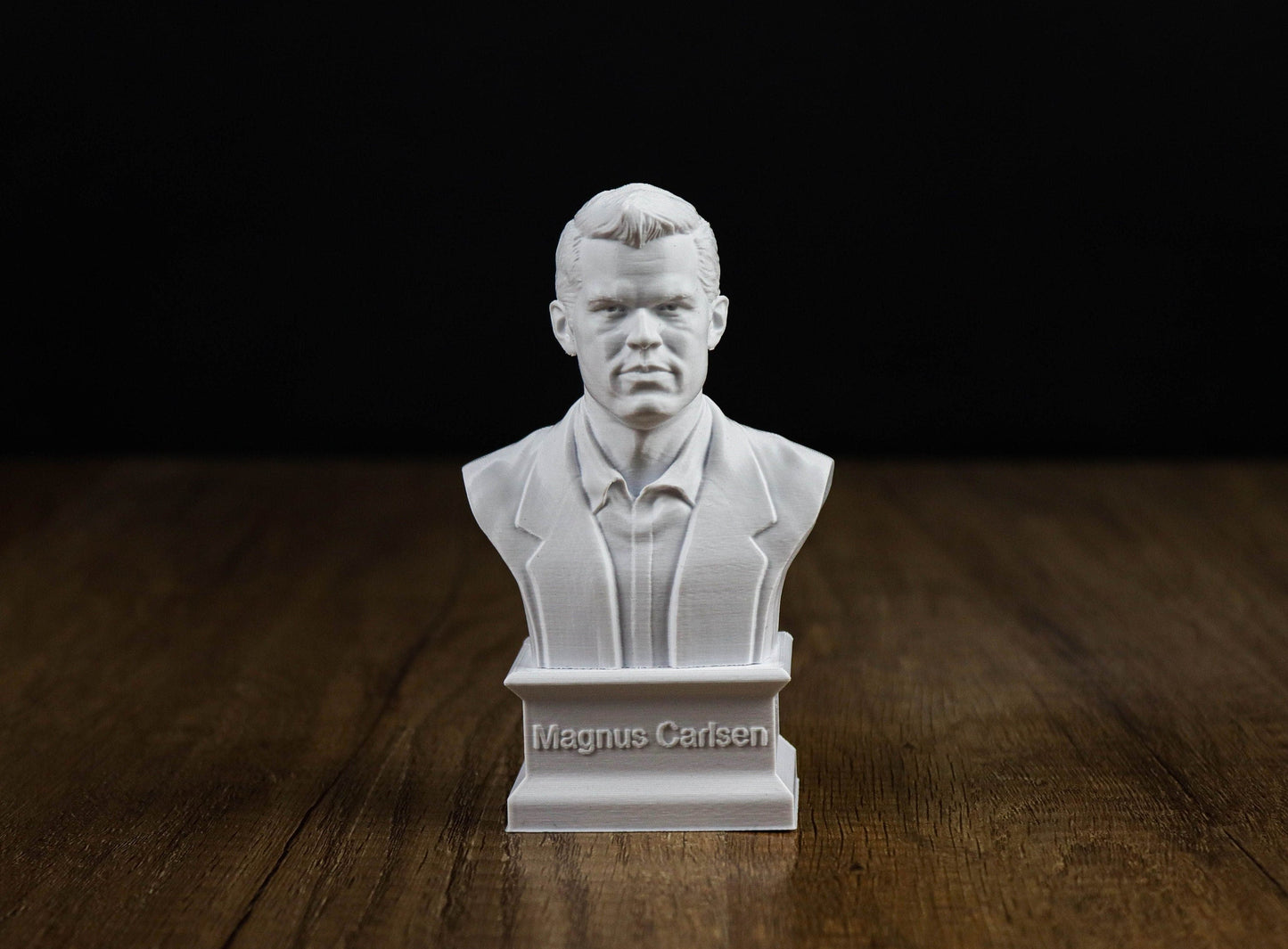 Magnus Carlsen Bust, Chess Grandmaster Sculpture