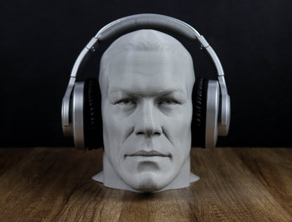 John Cena Headphone Holder Bust, Headset Stand, Room Decoration