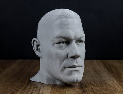 John Cena Headphone Holder Bust, Headset Stand, Room Decoration