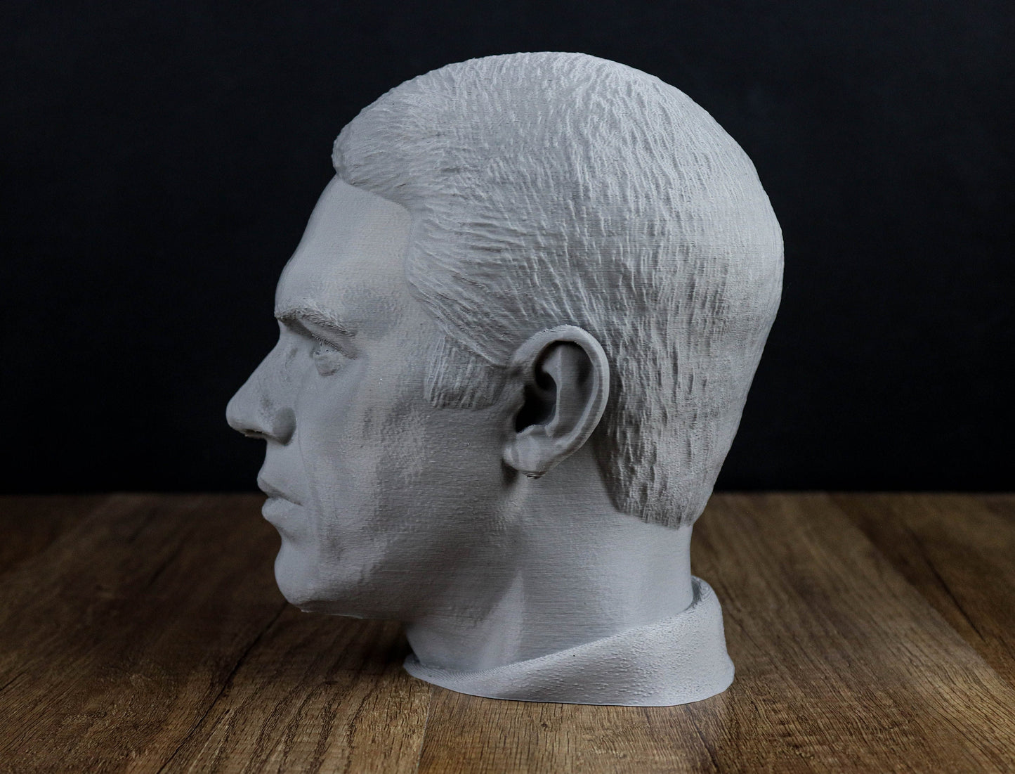 Steve McQueen Headphone Holder Bust, Headset Stand Figure, Room Decoration