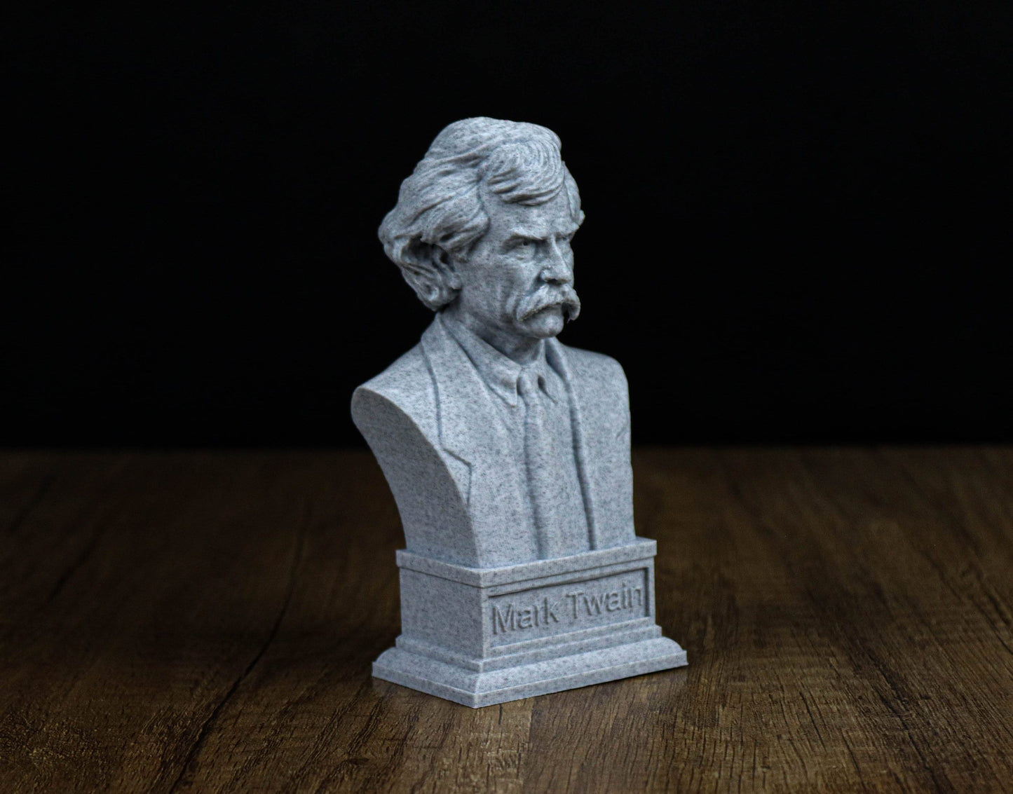 Mark Twain Bust, American writer Statue, Sculpture Decor