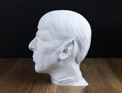 Leonard Nimoy Headphone Holder, Headset Stand, Bust, Sculpture, Decoration