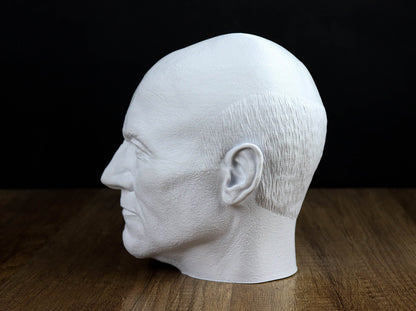 Jean-Luc Picard Headphone Holder, Headset Stand, Bust, Sculpture, Decoration