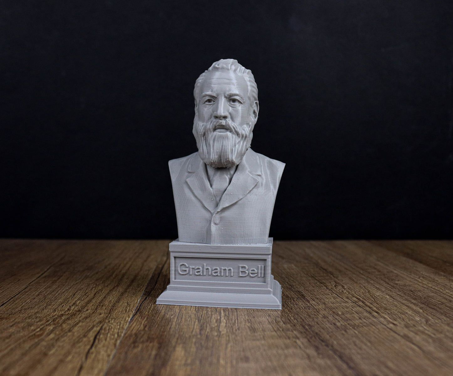 Alexander Graham Bell Bust, 3d Printed Statue, Sculpture Decoration ,Decor