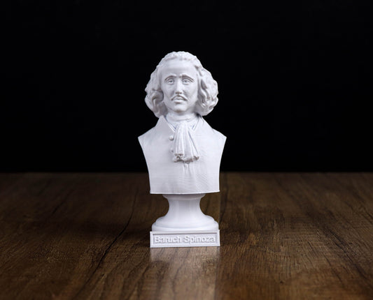 Baruch Spinoza Bust, Dutch Philosopher Sculpture