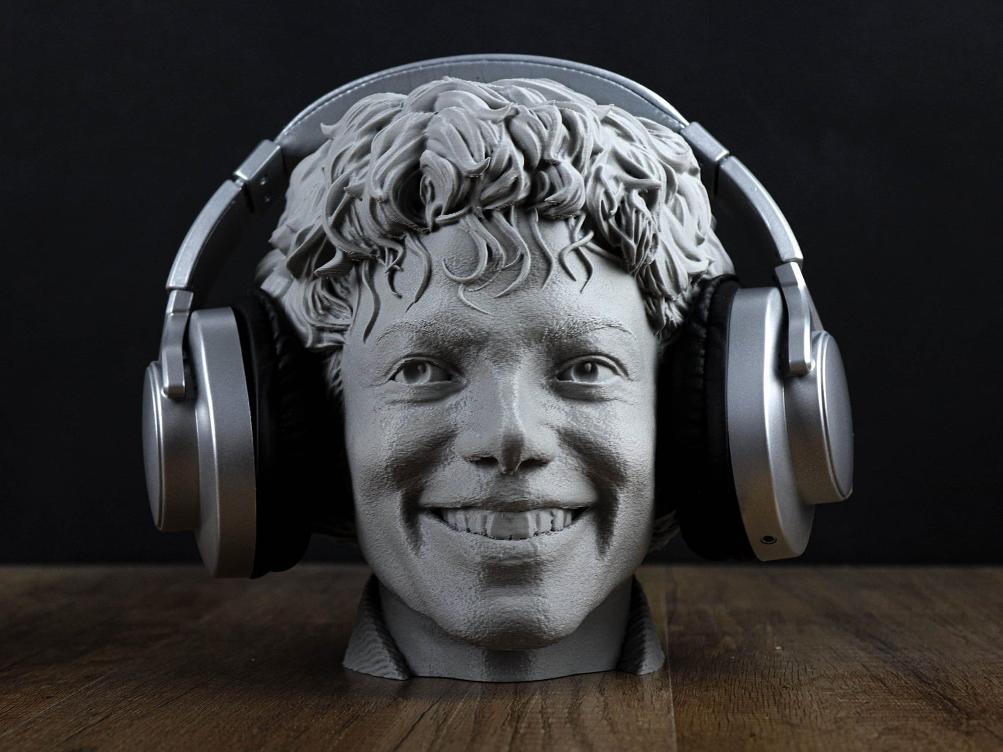 Michael Jackson Headphone Holder, Headset Stand, Bust, Sculpture, Decoration