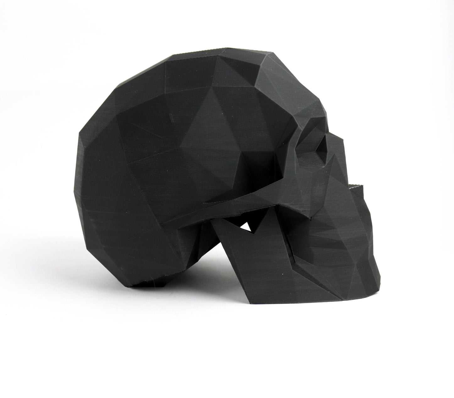 Low Poly Skull Headphone Holder, Skull Horror Decor Headphone stand