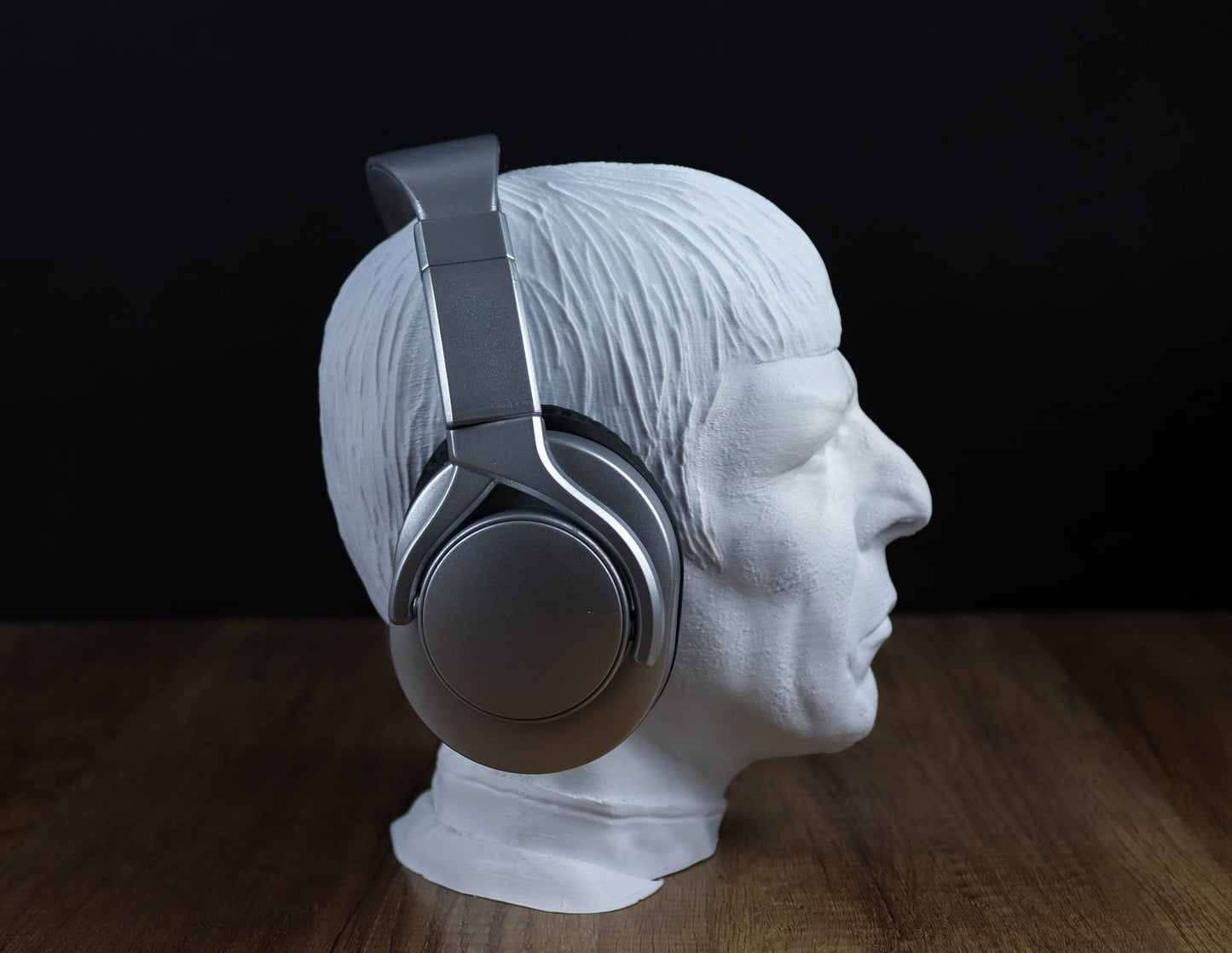 Leonard Nimoy Headphone Holder, Headset Stand, Bust, Sculpture, Decoration