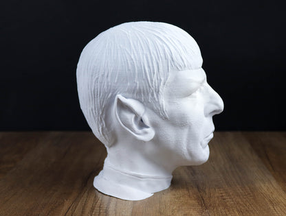 Leonard Nimoy Headphone Holder, Headset Stand, Bust, Sculpture, Decoration