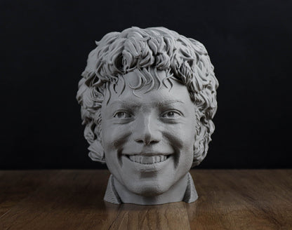 Michael Jackson Headphone Holder, Headset Stand, Bust, Sculpture, Decoration