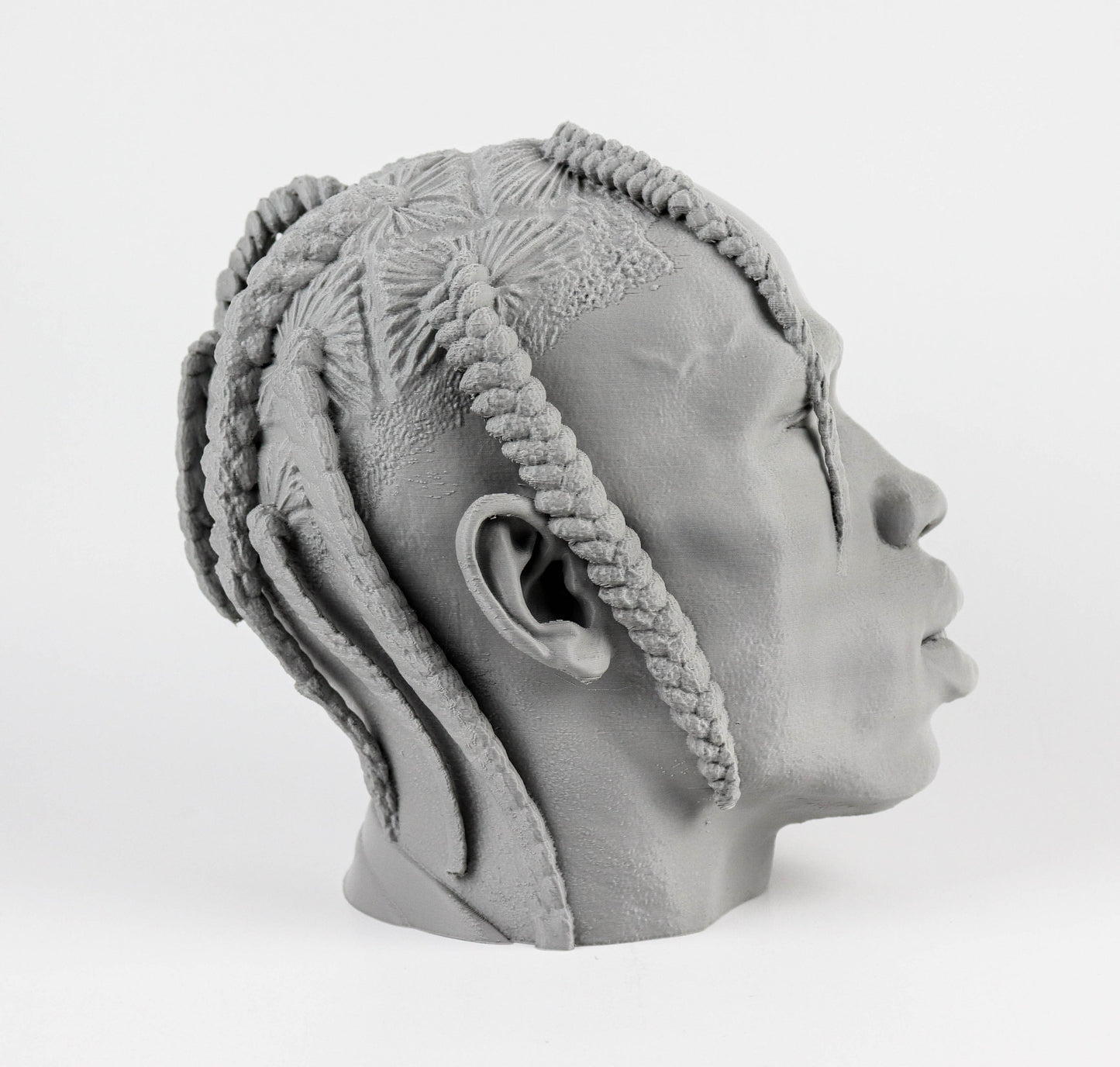 Travis Scott Headphone Holder, Headset Stand, Bust, Sculpture, Decoration