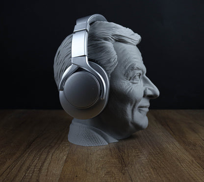 Mr Bean Headphone Holder, Headset Stand, Bust, Sculpture, Decoration