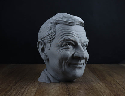 Mr Bean Headphone Holder, Headset Stand, Bust, Sculpture, Decoration