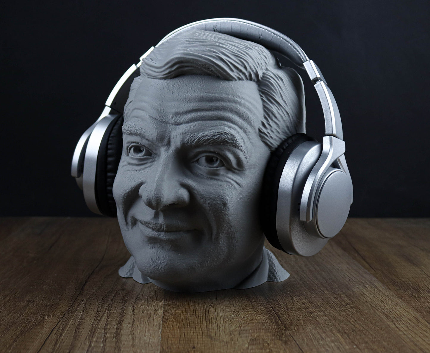 Mr Bean Headphone Holder, Headset Stand, Bust, Sculpture, Decoration