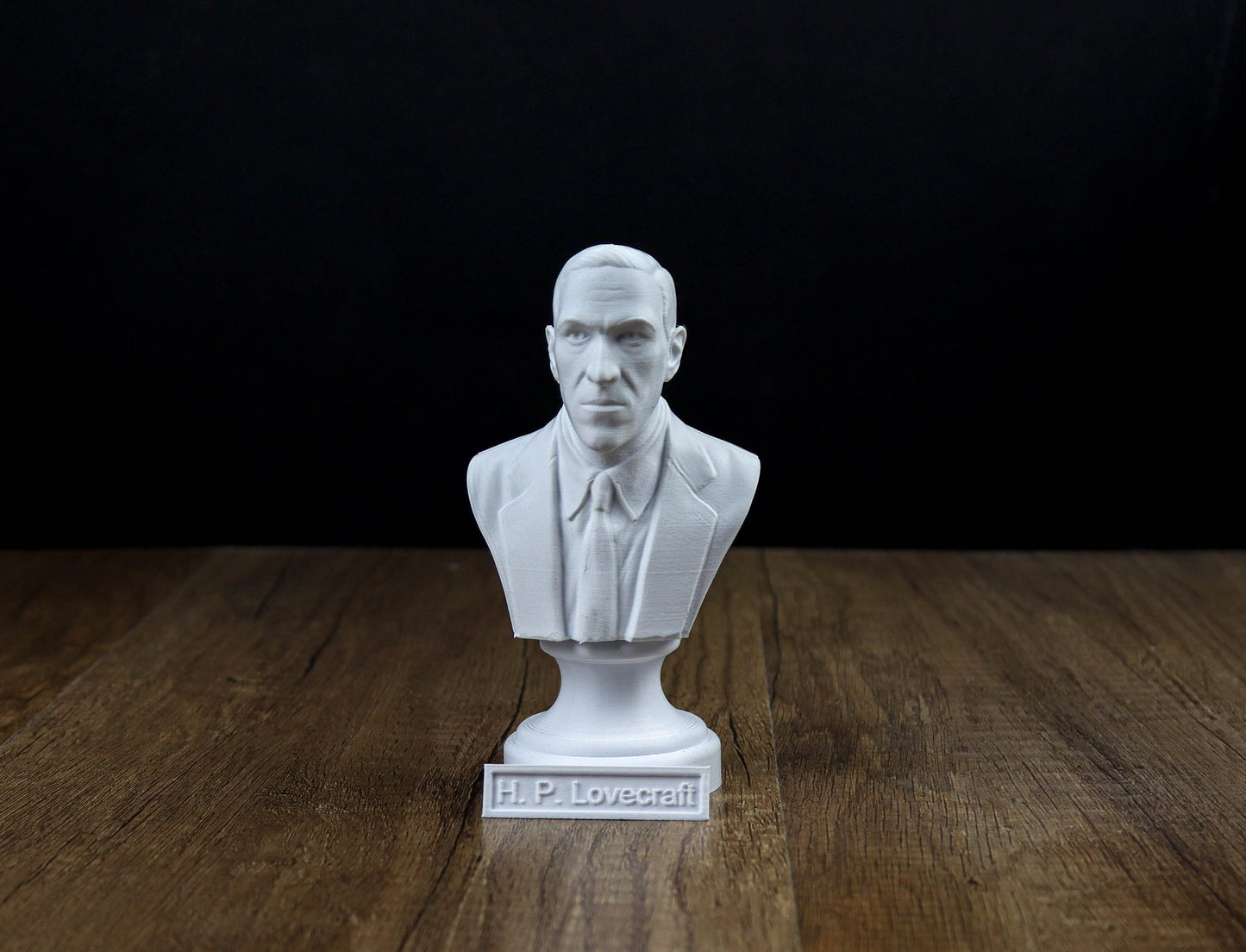 H. P. Lovecraft Bust, American writer Statue, Sculpture Decoration ,Decor