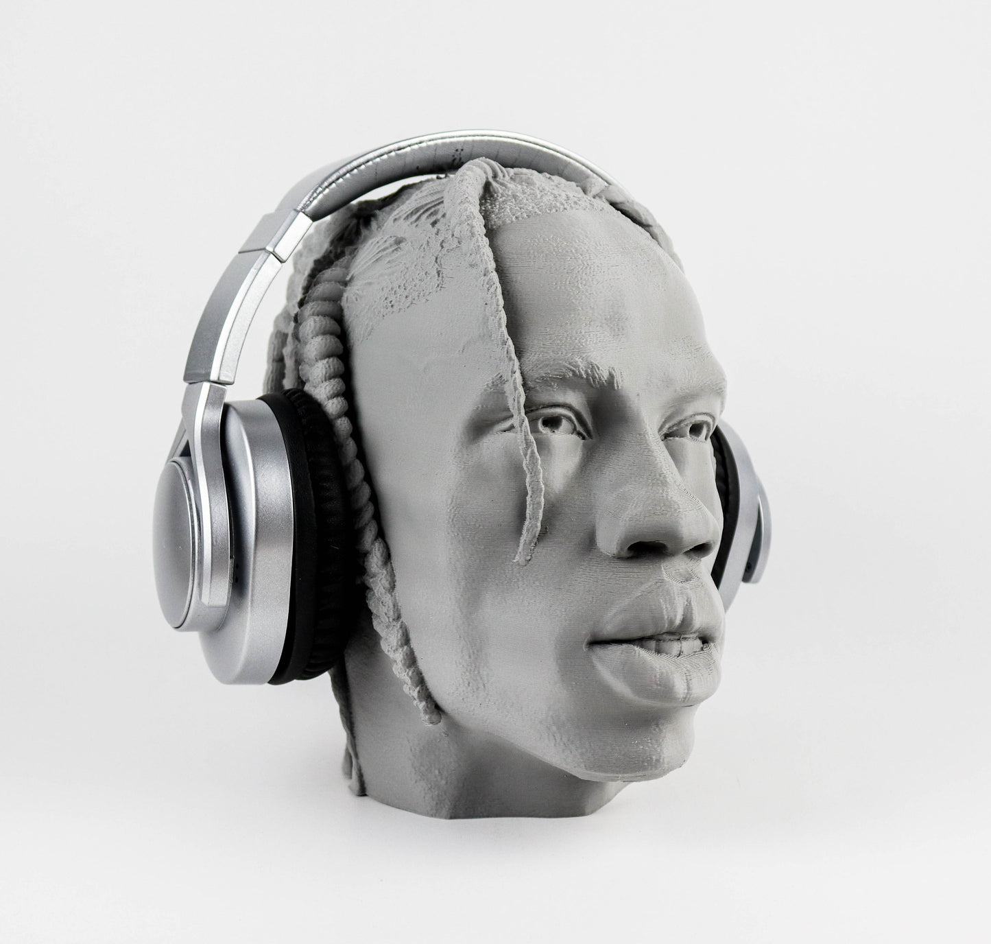 Travis Scott Headphone Holder, Headset Stand, Bust, Sculpture, Decoration
