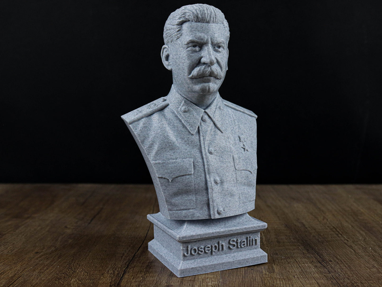 Vladimir Lenin and Joseph Stalin Busts, Russian Leadership Statues.