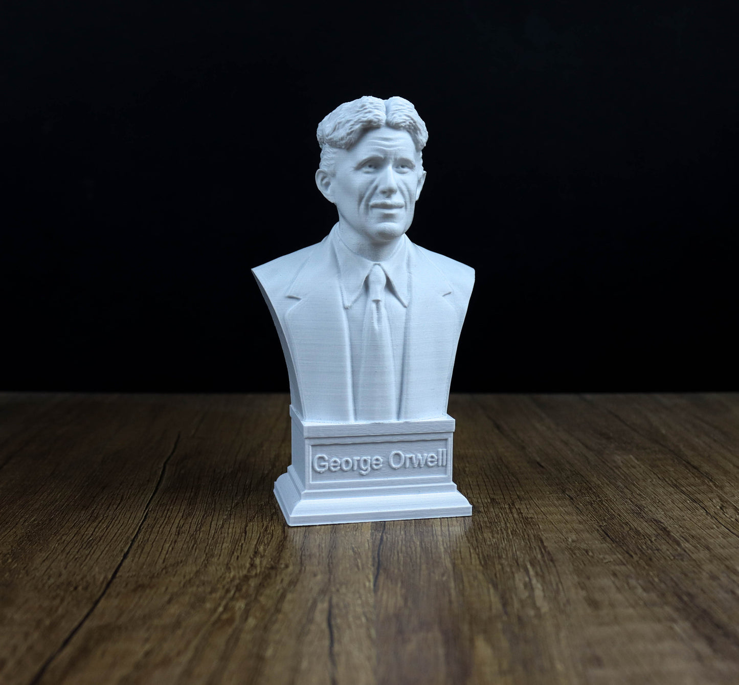 George Orwell Bust, English Writer Statue, Gift for Book Lover