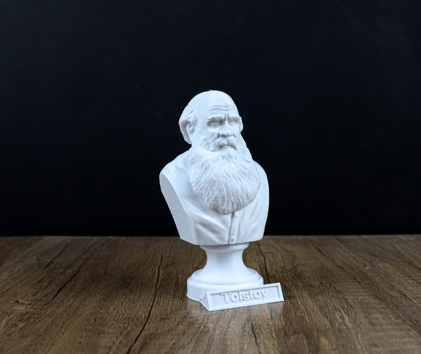 Leo Tolstoy Bust, Renaissance Polymath Statue, Sculpture Decoration, Home Decor