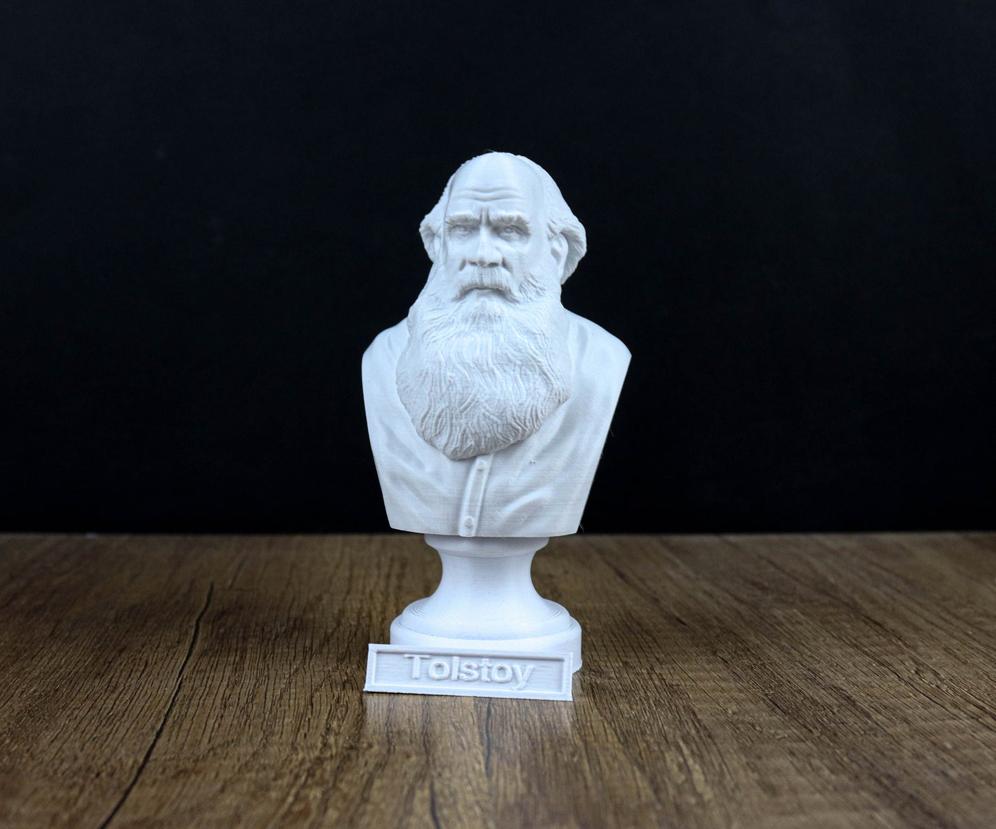 Leo Tolstoy Bust, Renaissance Polymath Statue, Sculpture Decoration, Home Decor