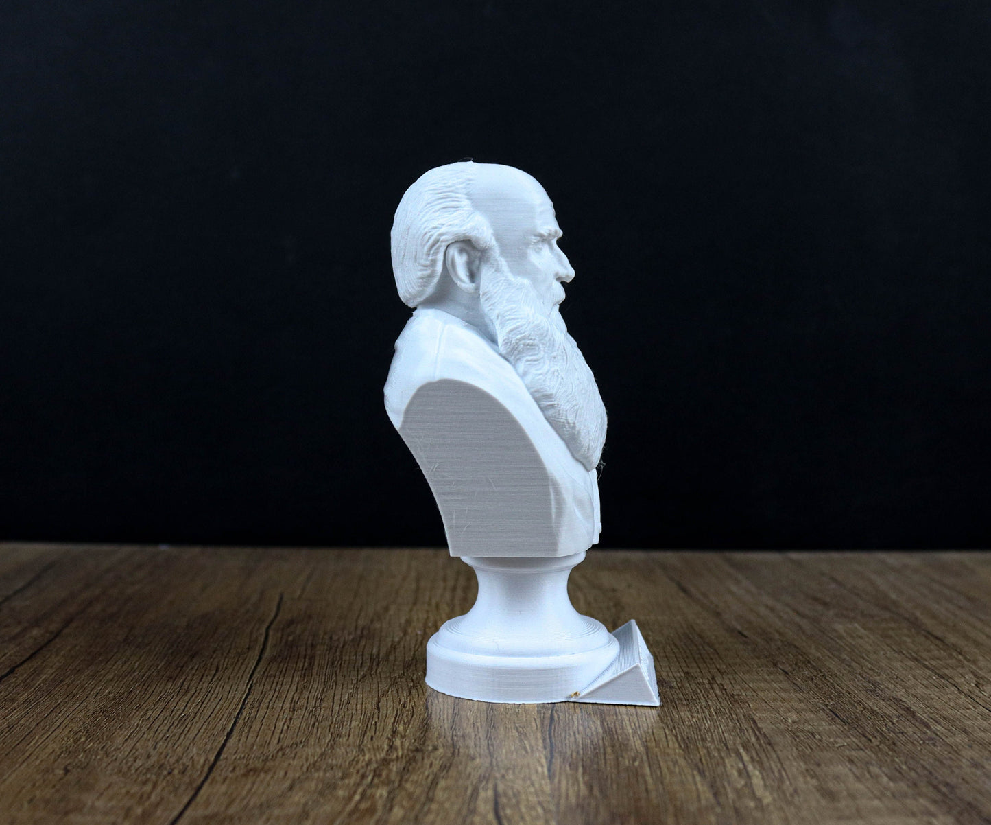 Leo Tolstoy Bust, Renaissance Polymath Statue, Sculpture Decoration, Home Decor