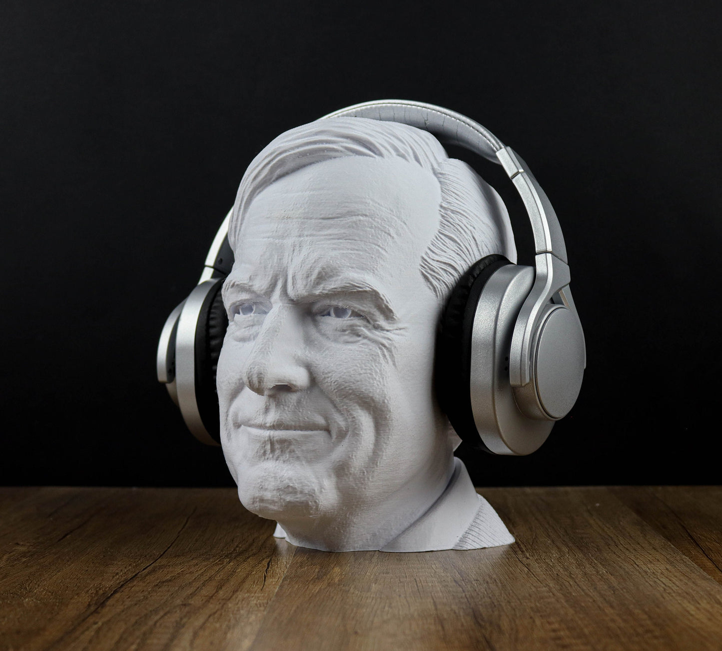 Saul Goodman Headphone Holder, Bob Odenkirk Headset Stand, Bust, Sculpture, Decoration