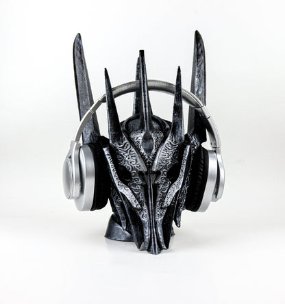 Sauron Headphone Stand, The  Dark Lord Headphone Holder, Lord of Mordor Head, Gift for Gamer