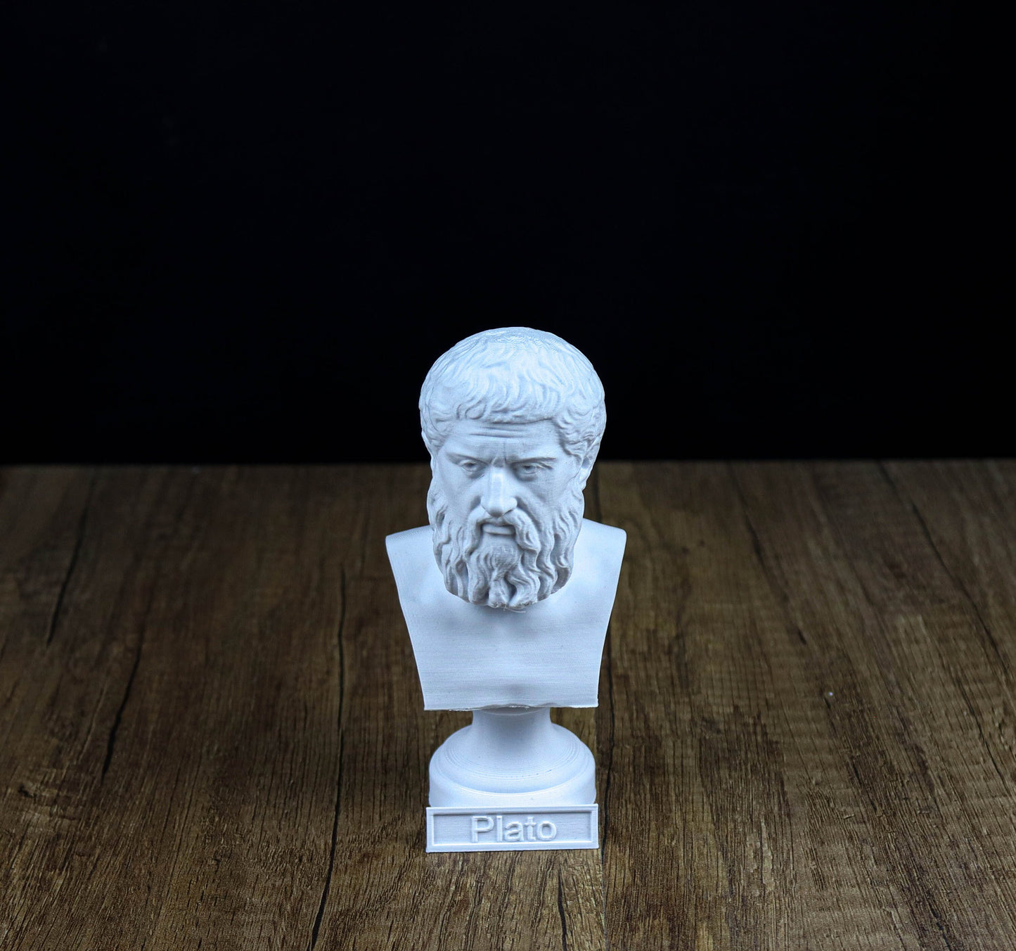 Plato Bust, Greek philosopher Statue, Greek Mythology Inspired Sculpture