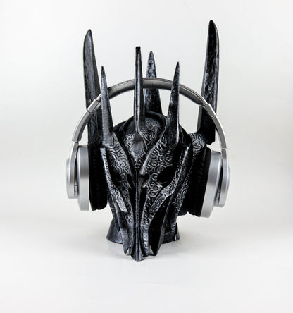 Sauron Headphone Stand, The  Dark Lord Headphone Holder, Lord of Mordor Head, Gift for Gamer