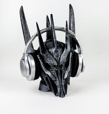 Sauron Headphone Stand, The  Dark Lord Headphone Holder, Lord of Mordor Head, Gift for Gamer