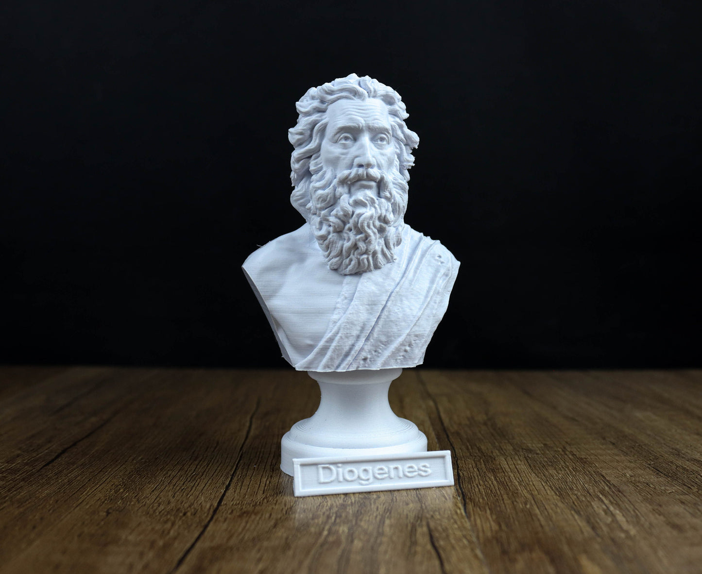 Diogenes Bust, Cynic Philosopher Sculpture, Ancient Greek Philosopher Figurine,