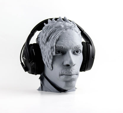 Prince Headphone Holder, Headset Stand, Bust, Sculpture, Decoration