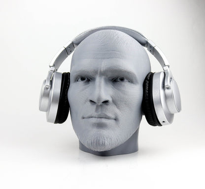 Khabib Nurmagomedov Bust Headphone Holder, Headset Stand, Bust, Sculpture, Decoration