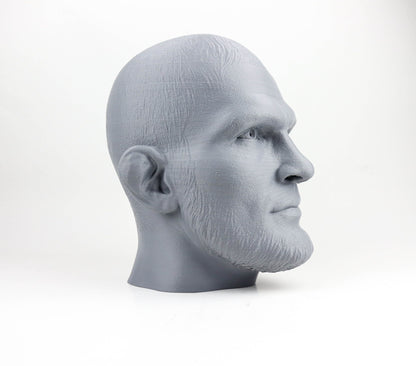 Khabib Nurmagomedov Bust Headphone Holder, Headset Stand, Bust, Sculpture, Decoration
