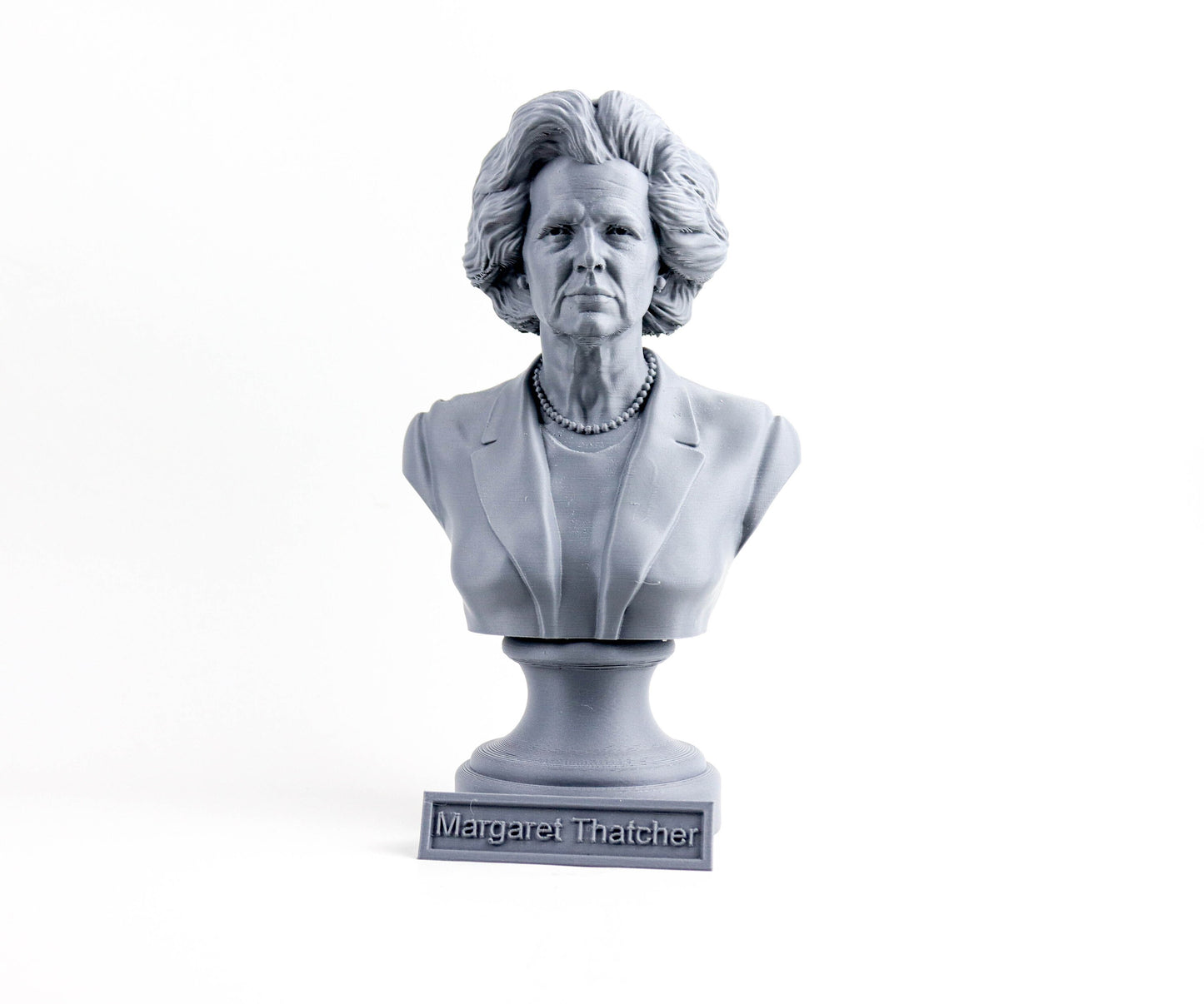 Margaret Thatcher Bust, Former Prime Minister of the United Kingdom Sculpture, The Iron Lady Statue