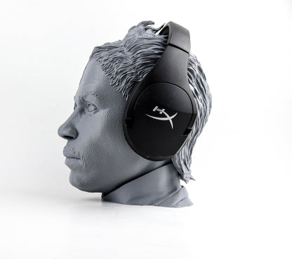 Prince Headphone Holder, Headset Stand, Bust, Sculpture, Decoration