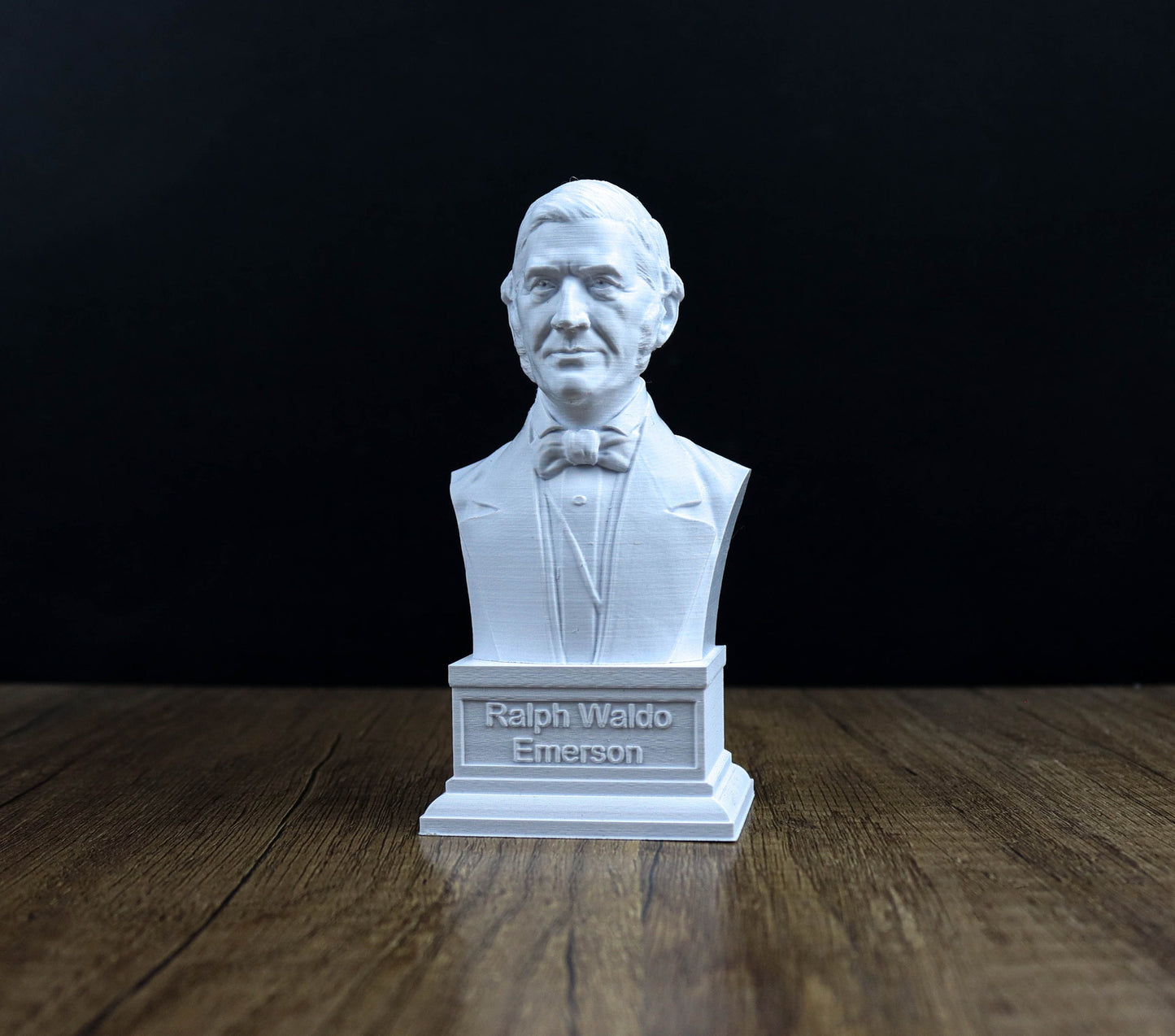 Ralph Waldo Emerson Bust, American essayist Statue, Concord Writer Sculpture